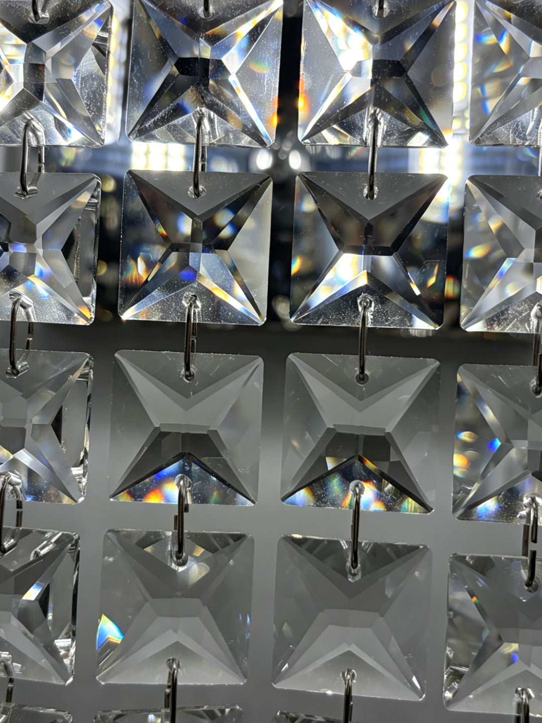 Vertical Crystal Wall Sconce