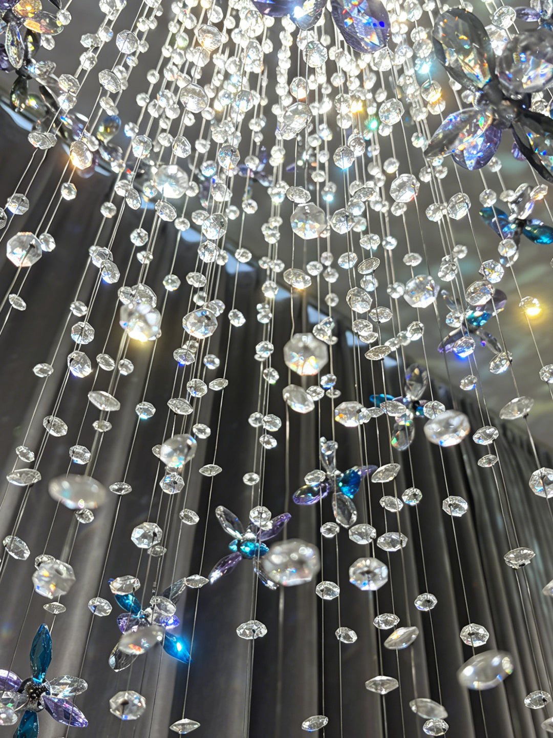 Spiral Crystal Staircase Chandelier