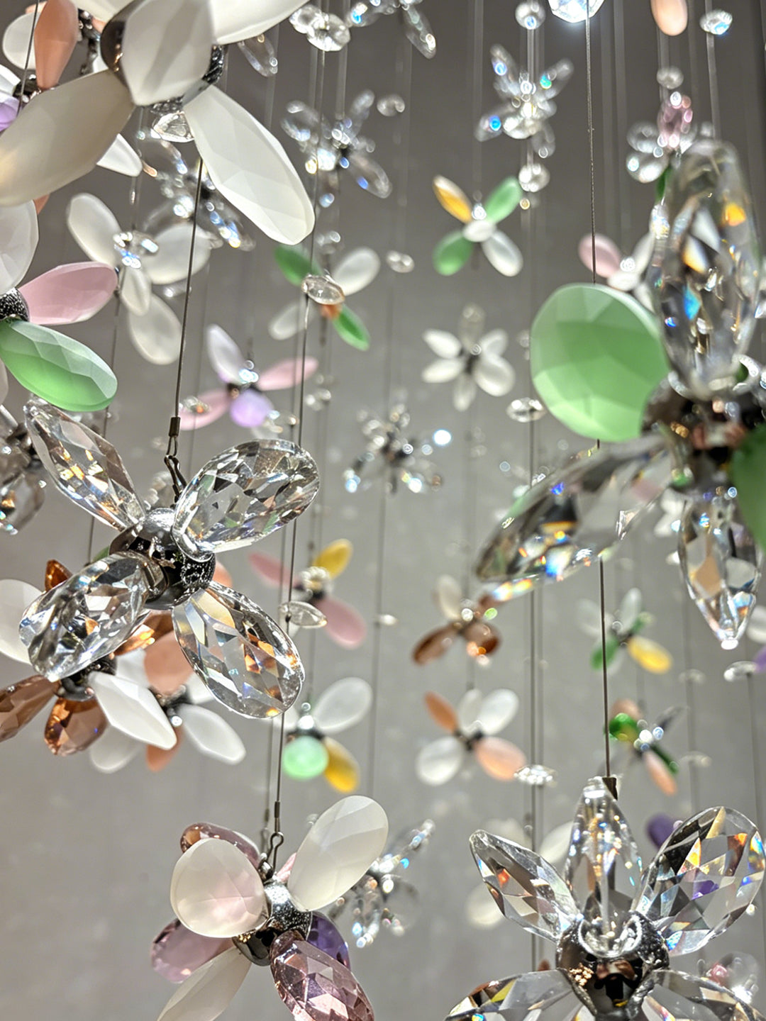 Multicolor Butterfly Crystal Chandelier