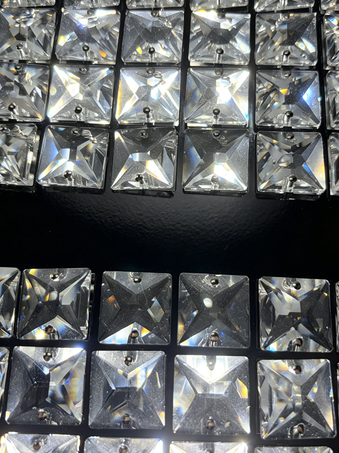 Pashari 3-Tier Vertical Crystal Wall Sconce