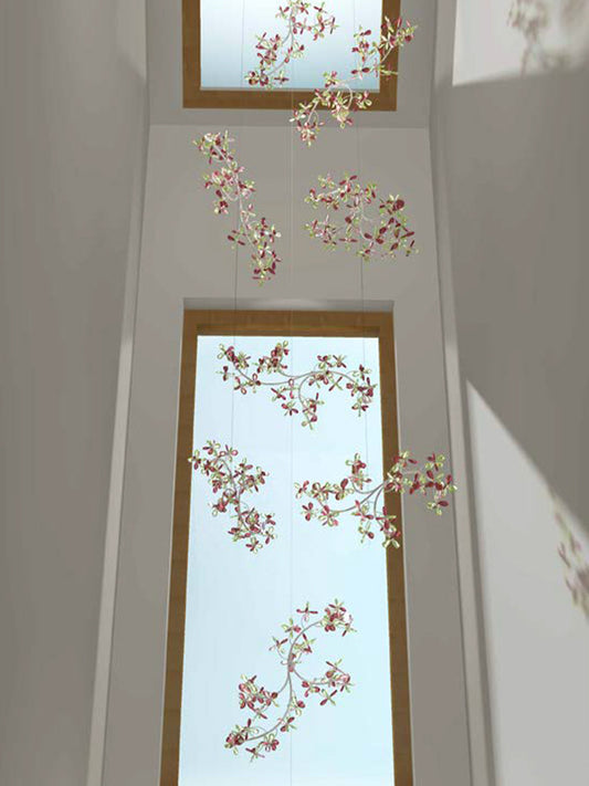Multicolor Floral Crystal Wall Sconce