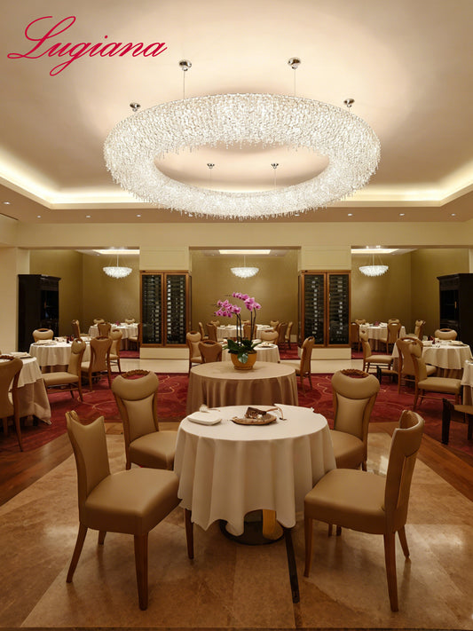 Modern Ring Crystal Chandelier