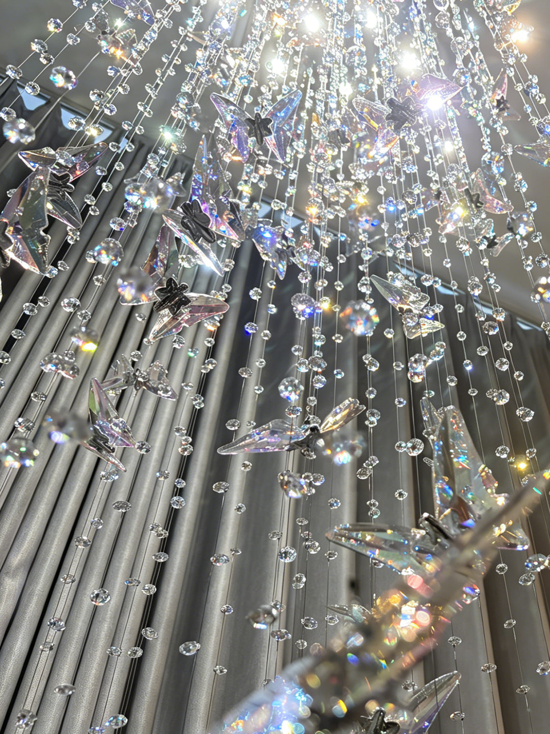 Cascade Crystal Staircase Chandelier