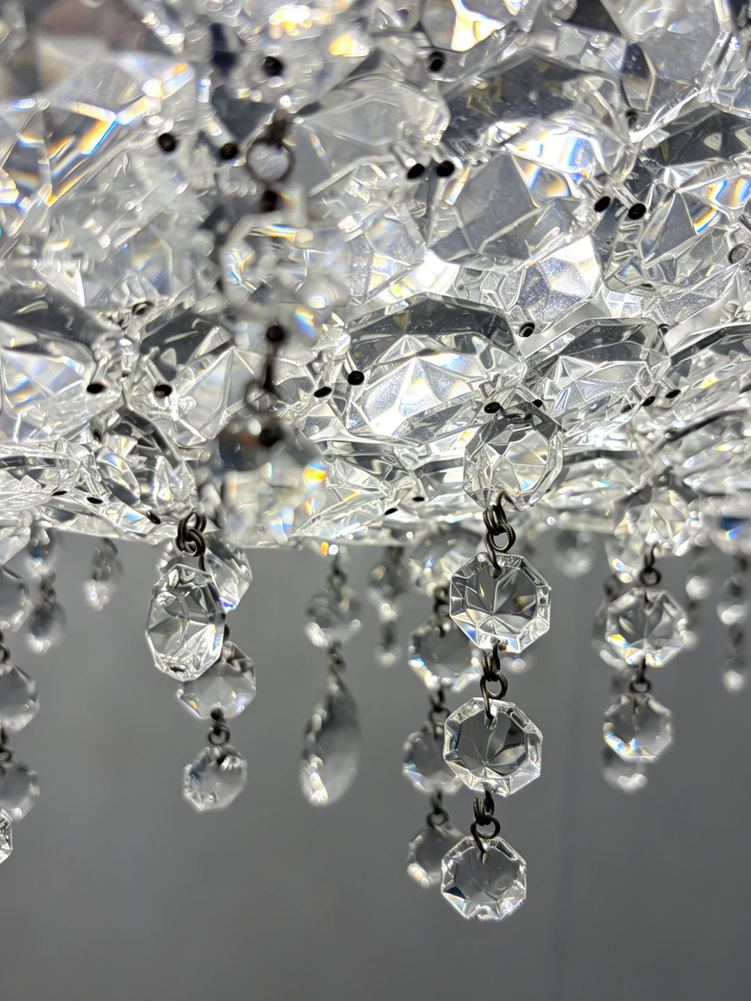 Oval Crystal Chandelier