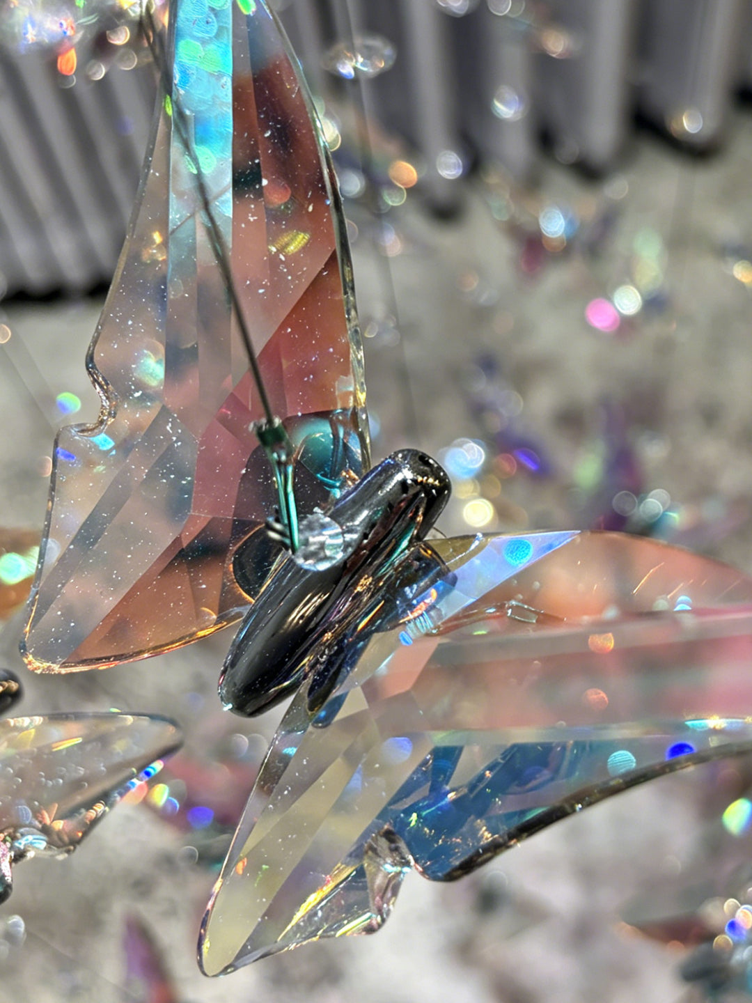 Butterfly Crystal Waterfall Chandelier