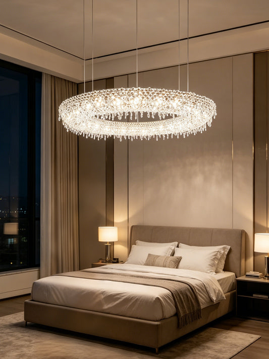 Modern Ring Crystal Chandelier