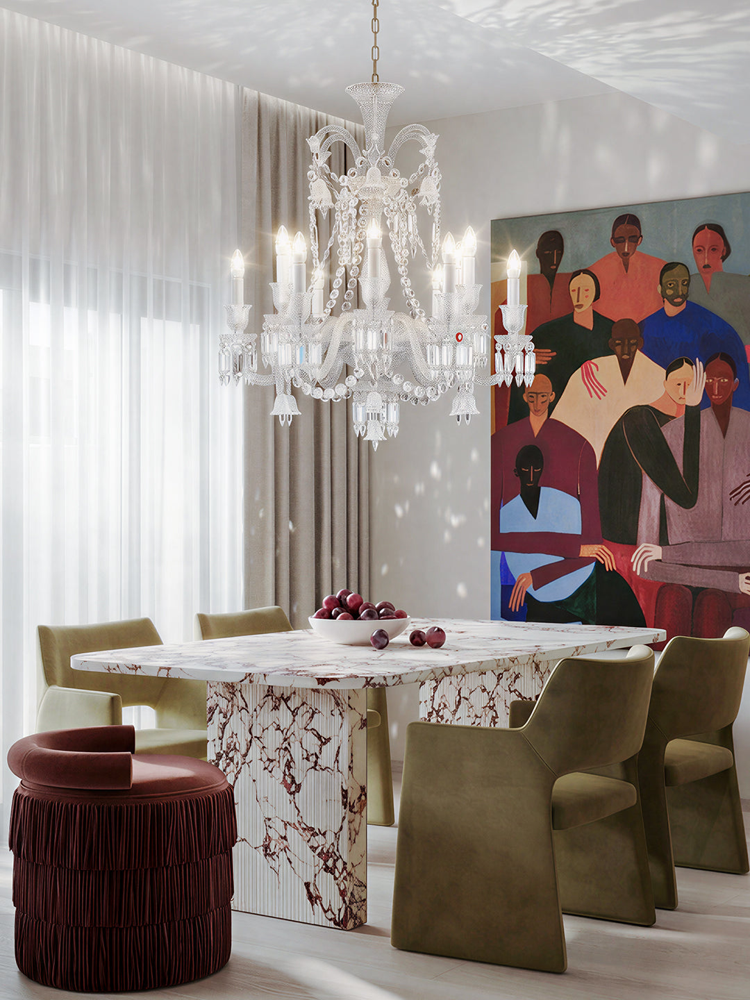 Zénith Crystal Chandelier