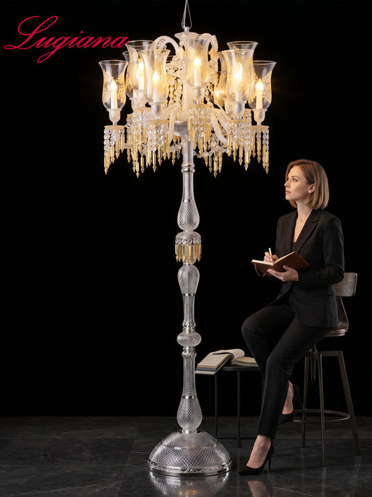 Zénith Crystal Floor Lamp