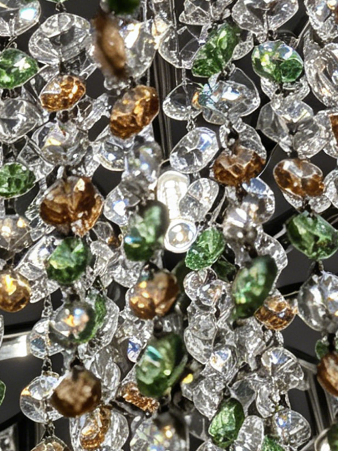 Cylindrical Crystal Pendant Light