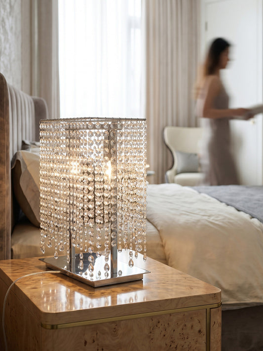 Crystal Waterfall Wall Sconce