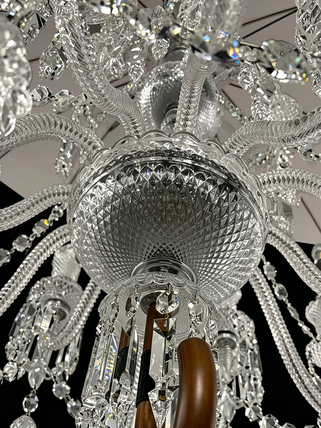 Umbrella Shade Luxury Crystal Chandelier