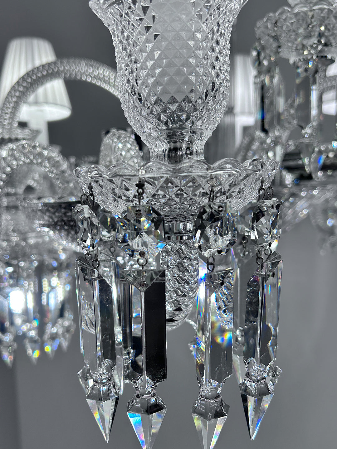Modern clear crystal chandelier