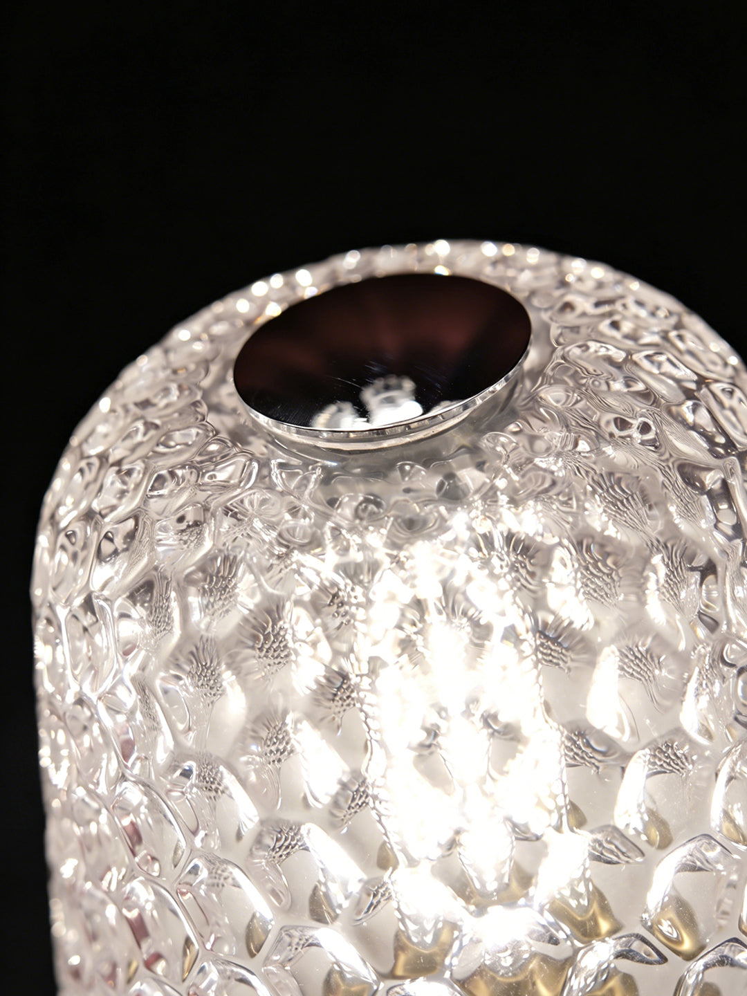 Multi-color Bottle Base Crystal Table Lamp