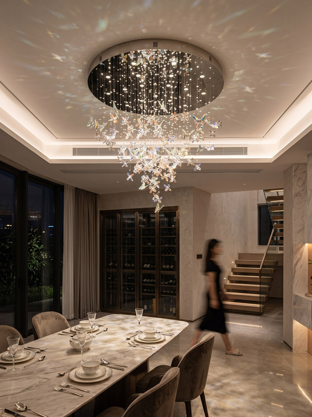 Butterfly Crystal Chandelier