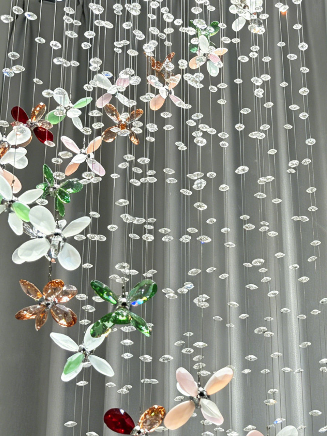 Spiral Crystal Staircase Chandelier