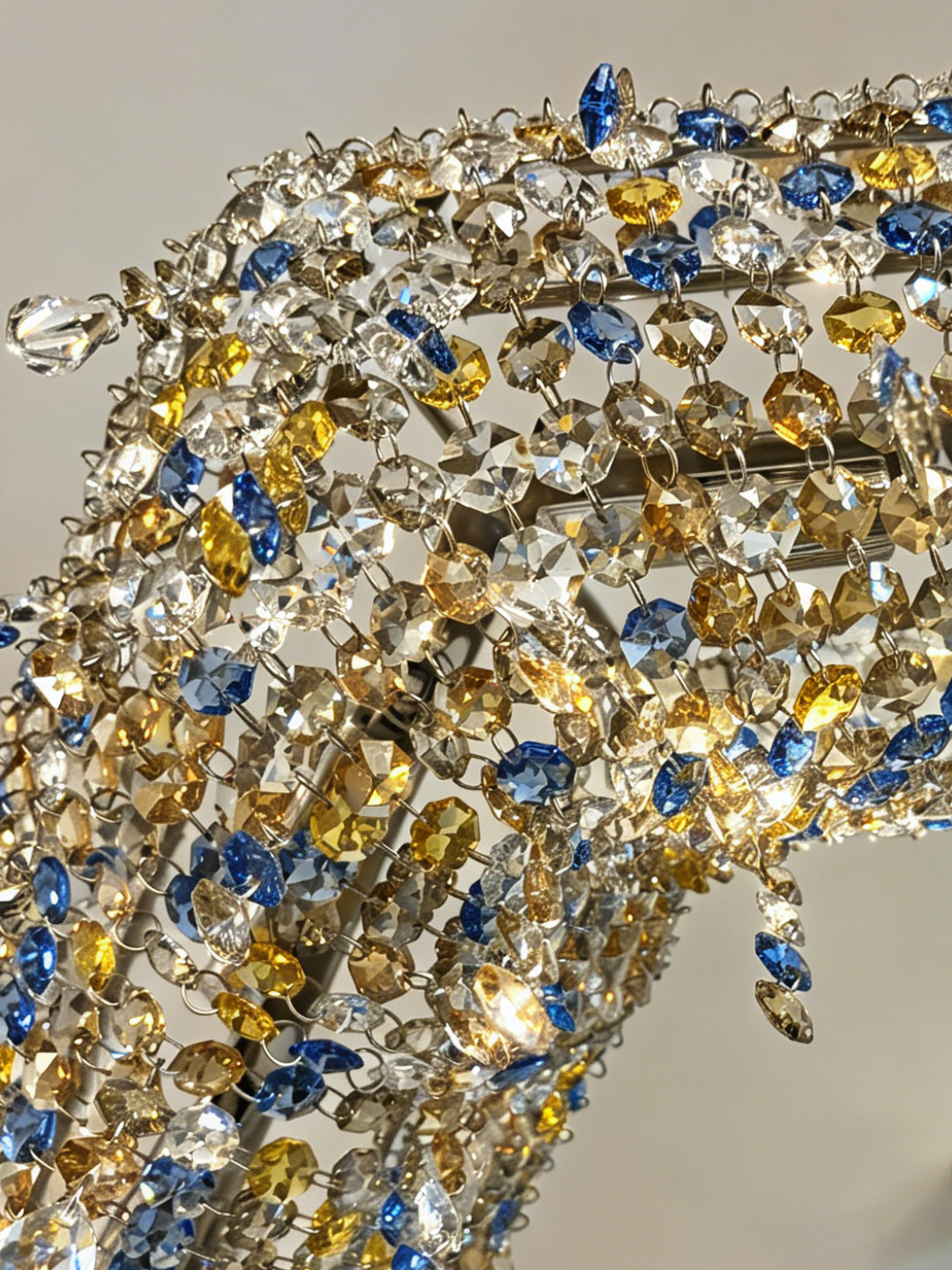 Trapezoidal Crystal Chandelier
