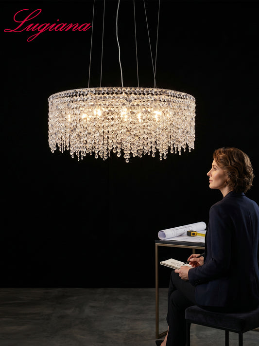 Round Crystal Chandelier