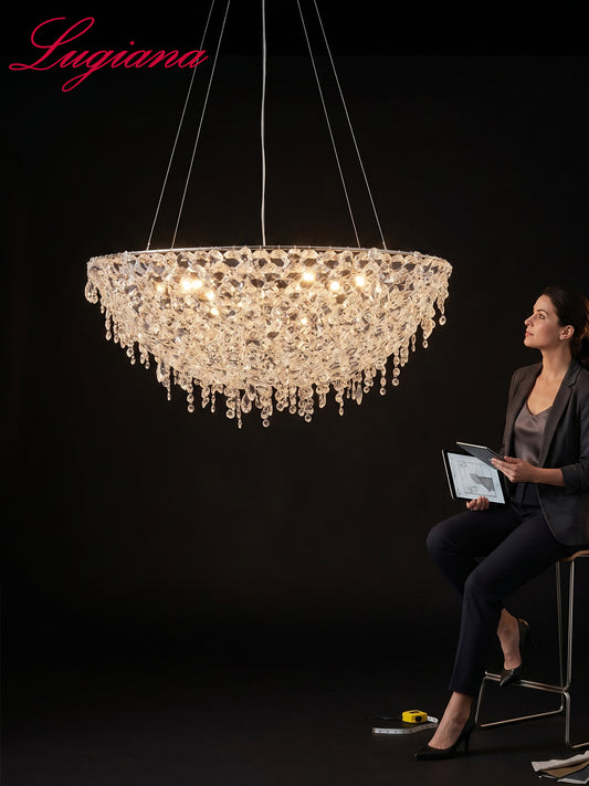 Colorful Crystal Chandelier