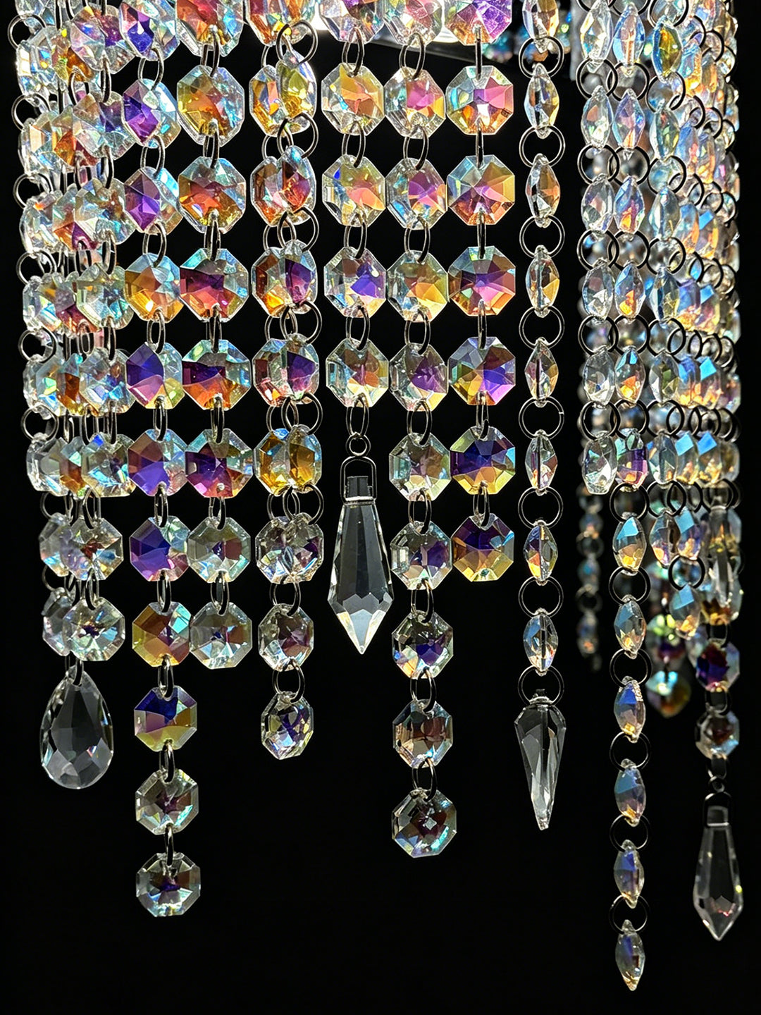 Crystal Cylinder Wall Sconce