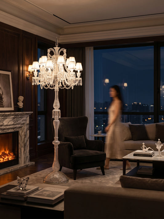 Zénith Crystal Floor Lamp