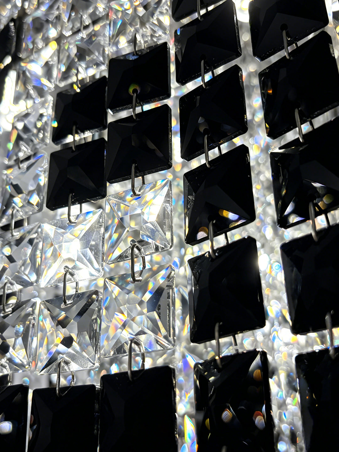 Linear Crystal Kitchen Island Pendant Light