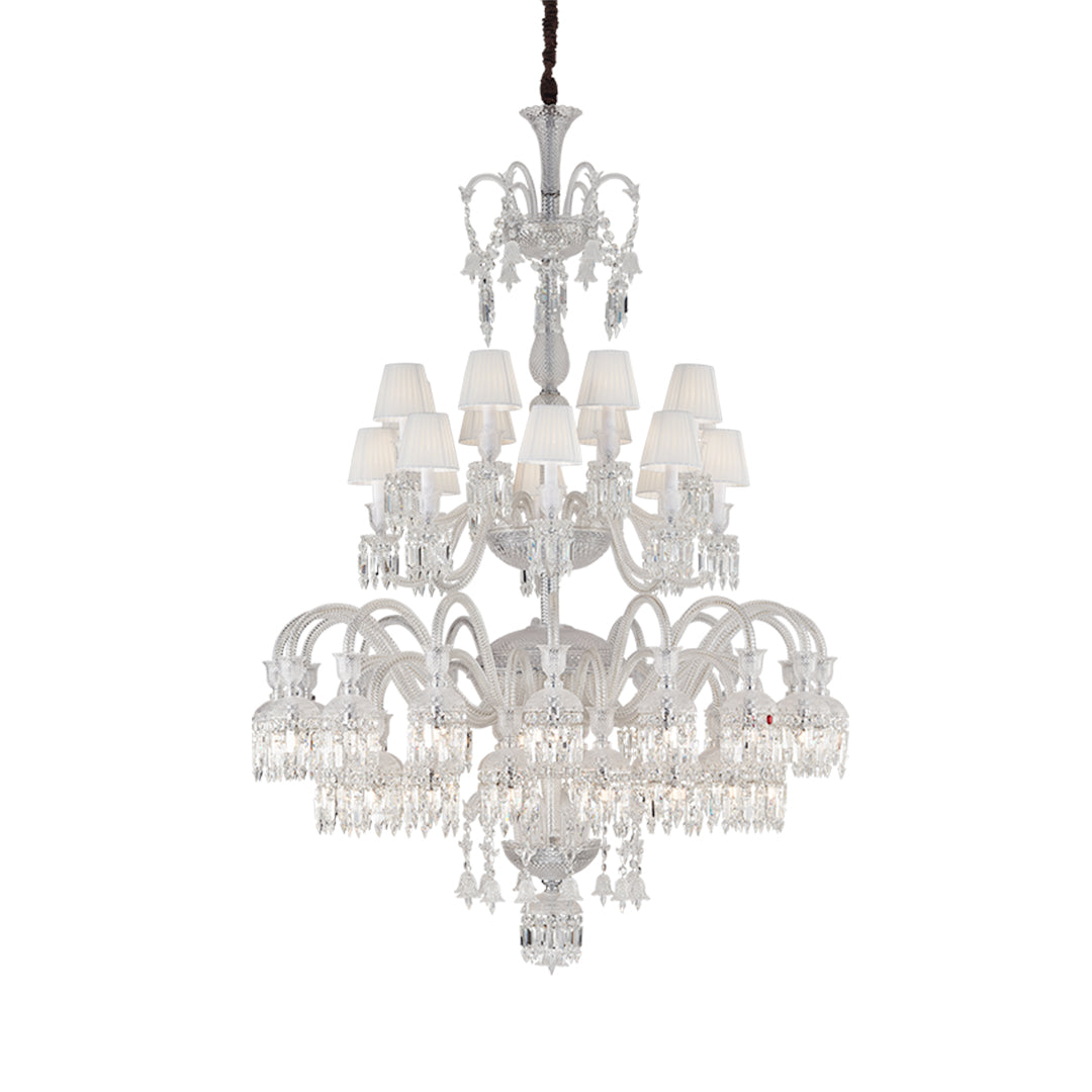 42 lights baccarat crystal chandelier with shades