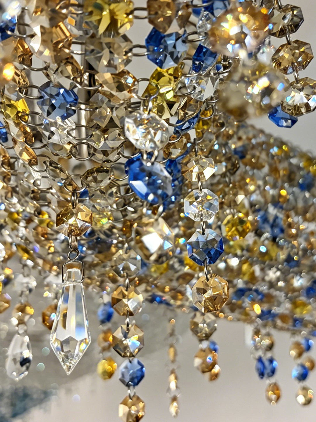 Trapezoidal Crystal Chandelier