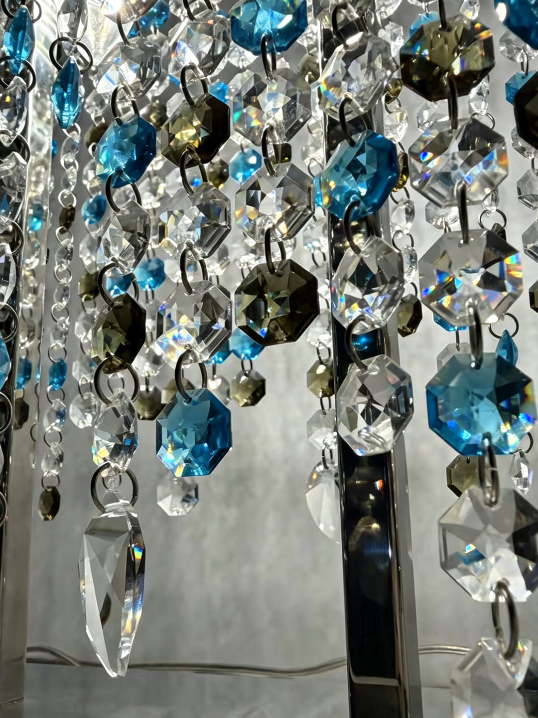 Crystal Waterfall Wall Sconce