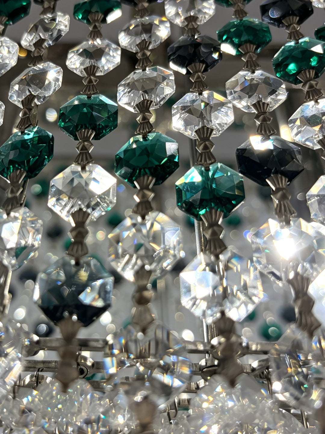 Modern Linear Crystal Chandelier