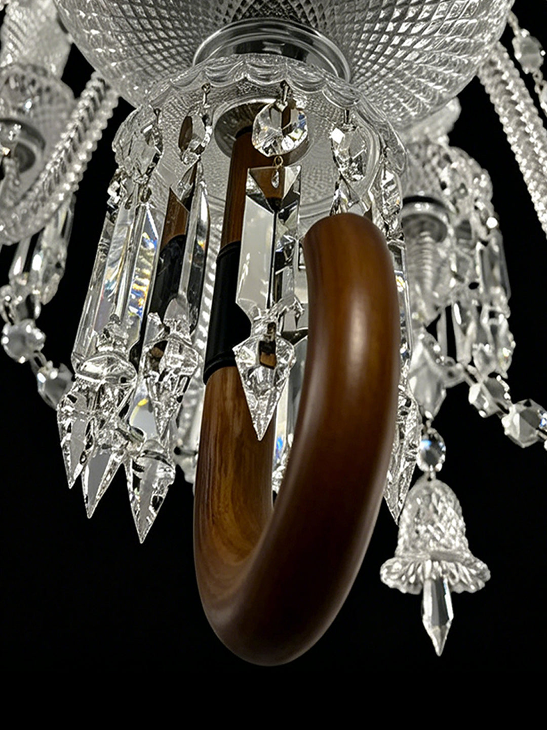 Umbrella Shade Luxury Crystal Chandelier