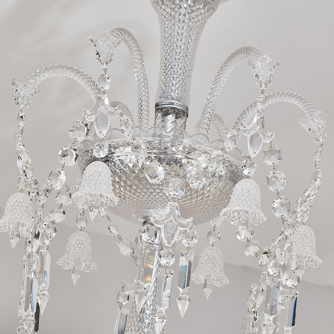 42 lights baccarat crystal chandelier with shades