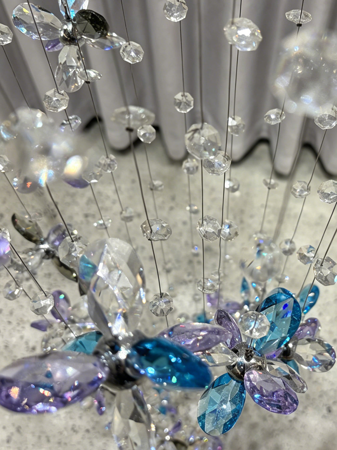 Spiral Crystal Staircase Chandelier
