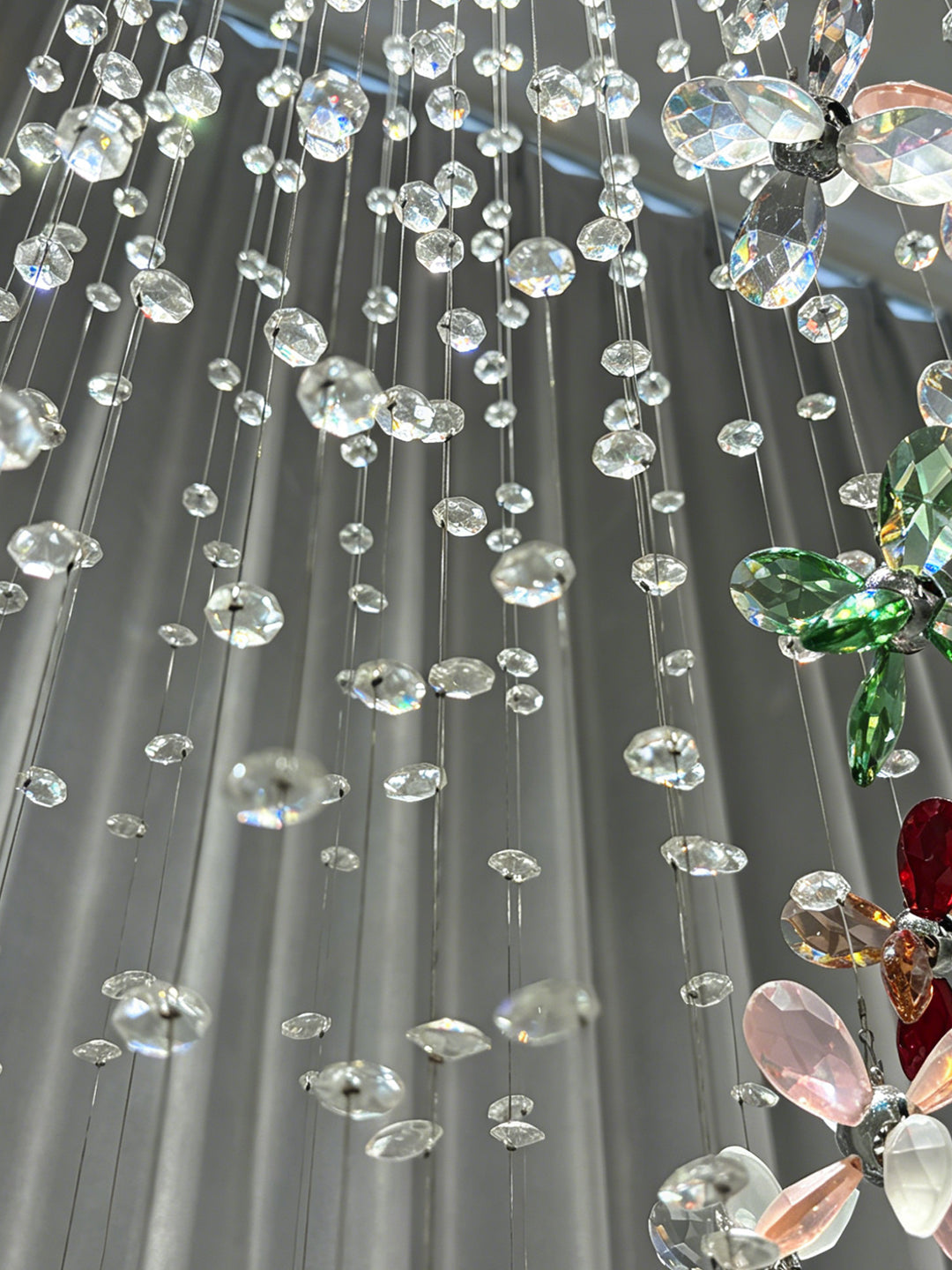 Spiral Crystal Staircase Chandelier