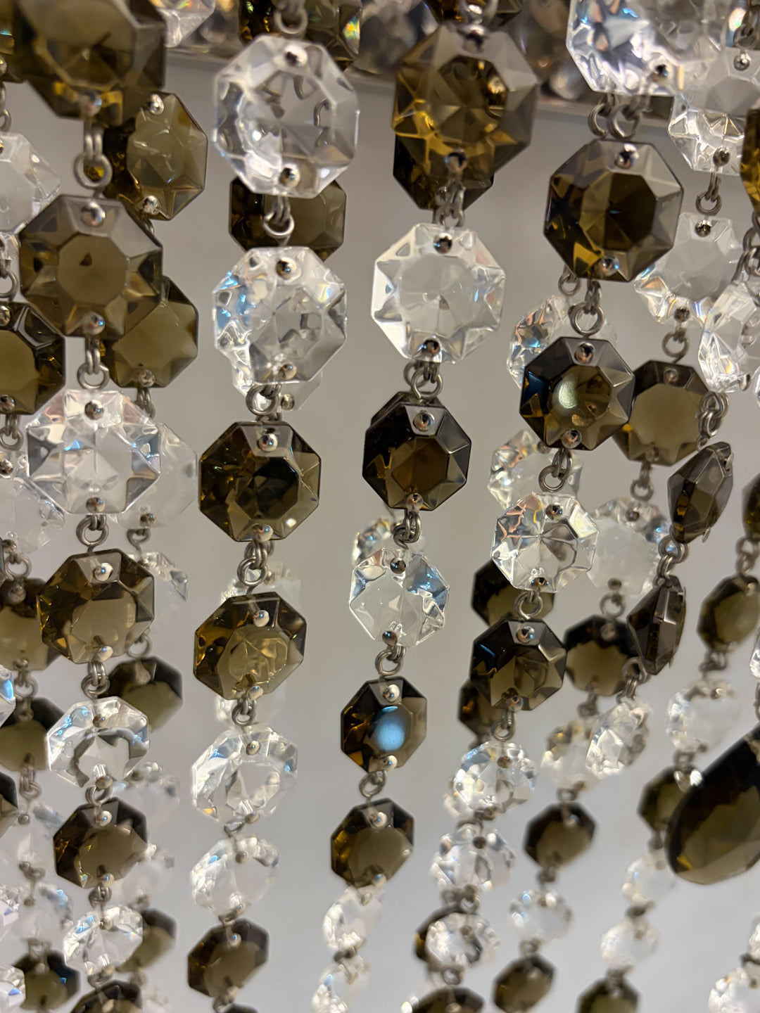Rectangular Linear Crystal Chandelier
