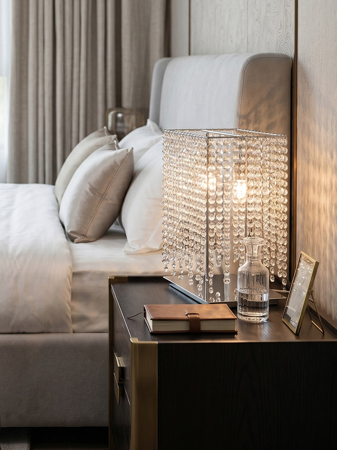 Crystal Waterfall Wall Sconce