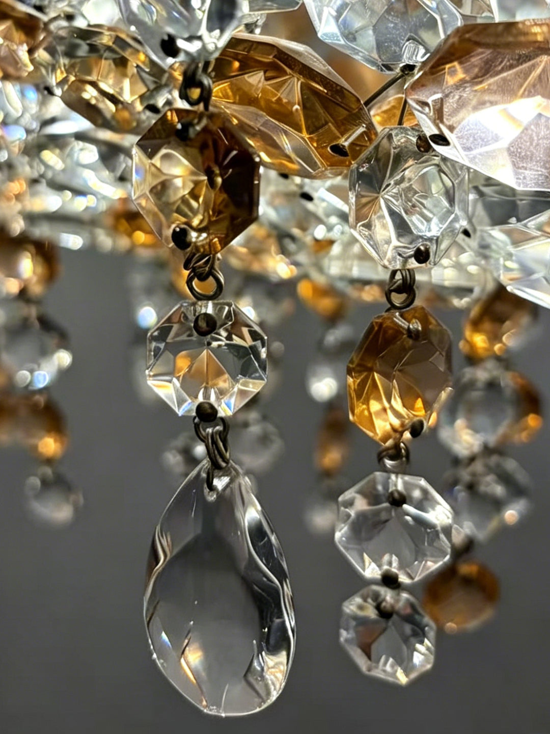 Modern Rectangular Crystal Chandelier
