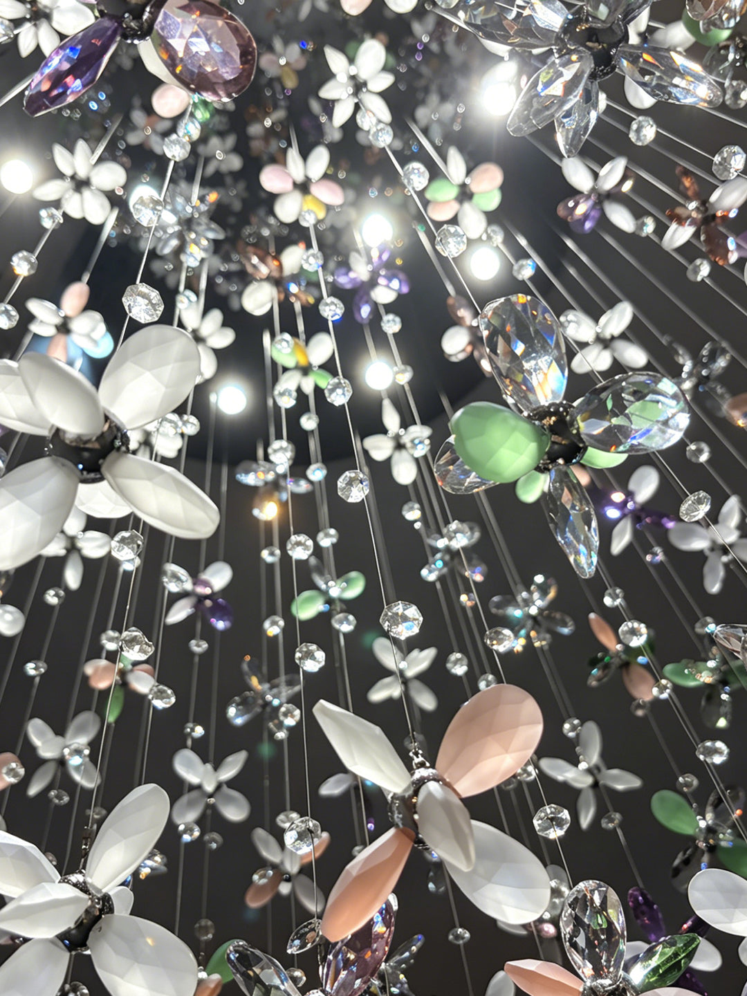 Multicolor Butterfly Crystal Chandelier