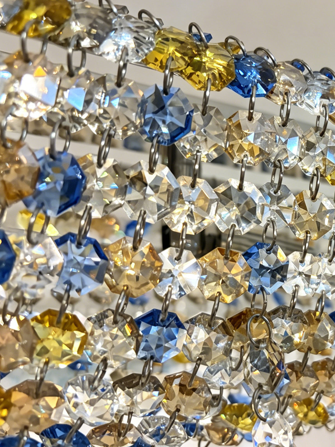 Trapezoidal Crystal Chandelier