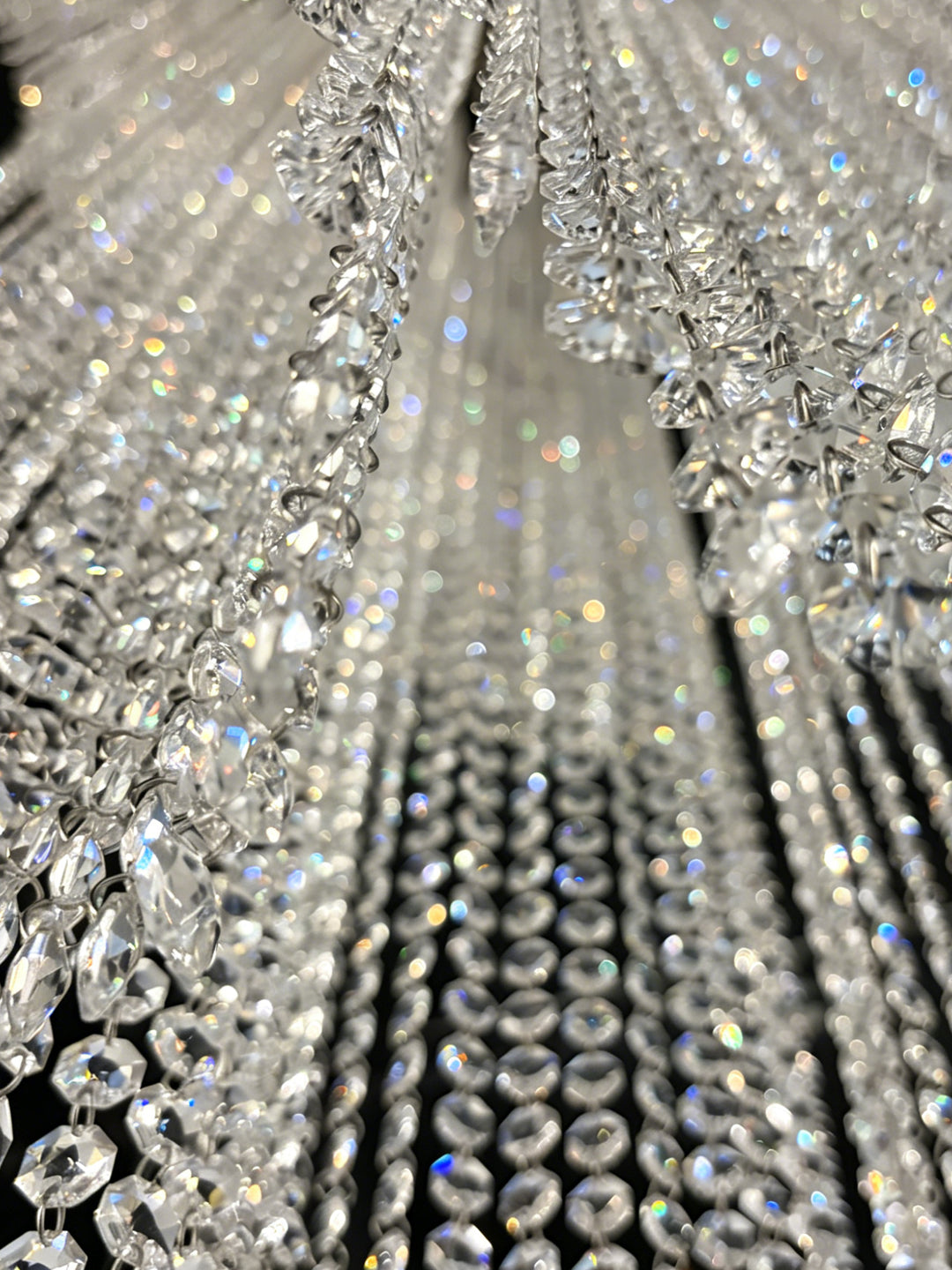 Tiered Crystal Cascade Chandelier