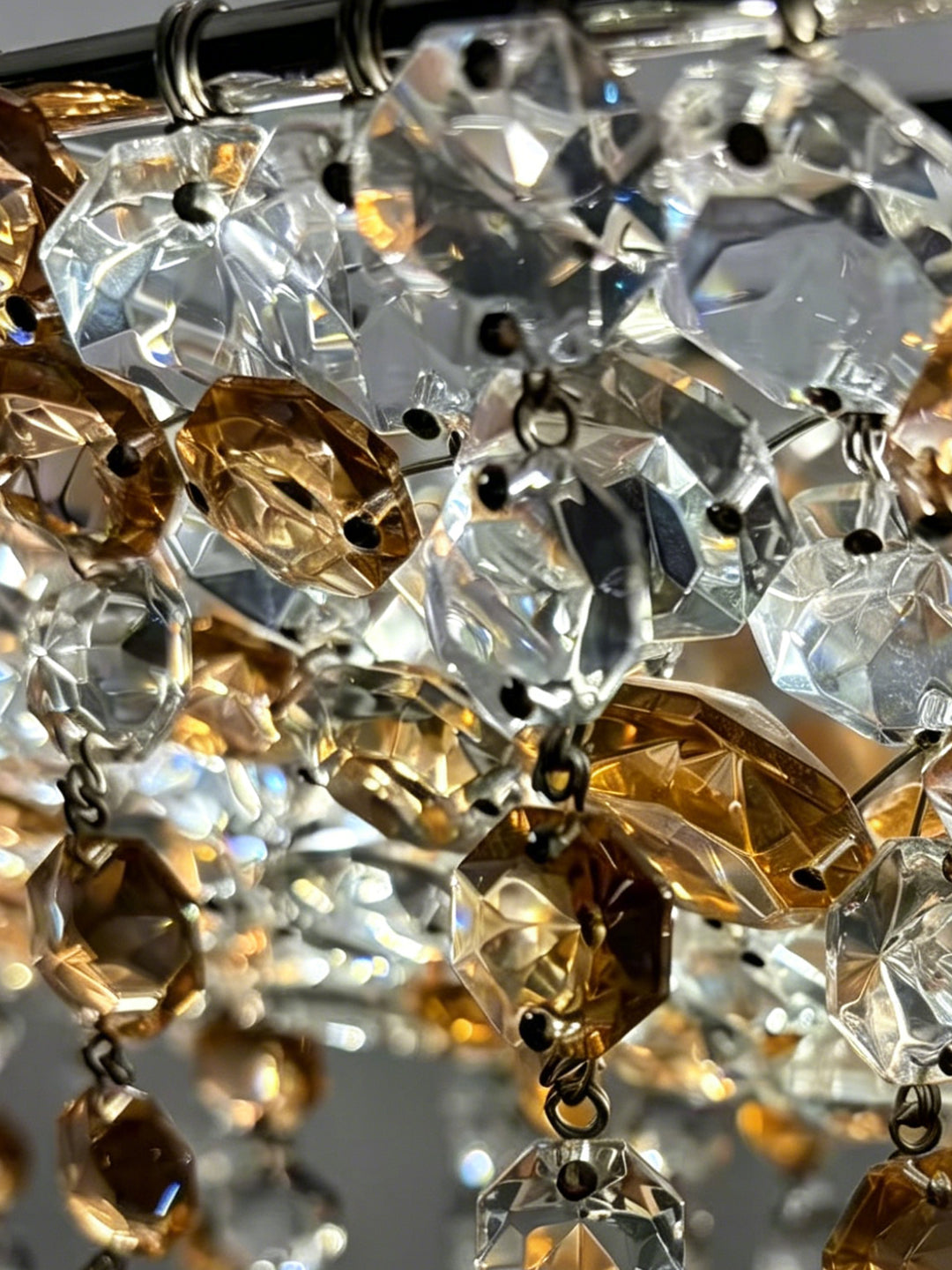 Modern Rectangular Crystal Chandelier