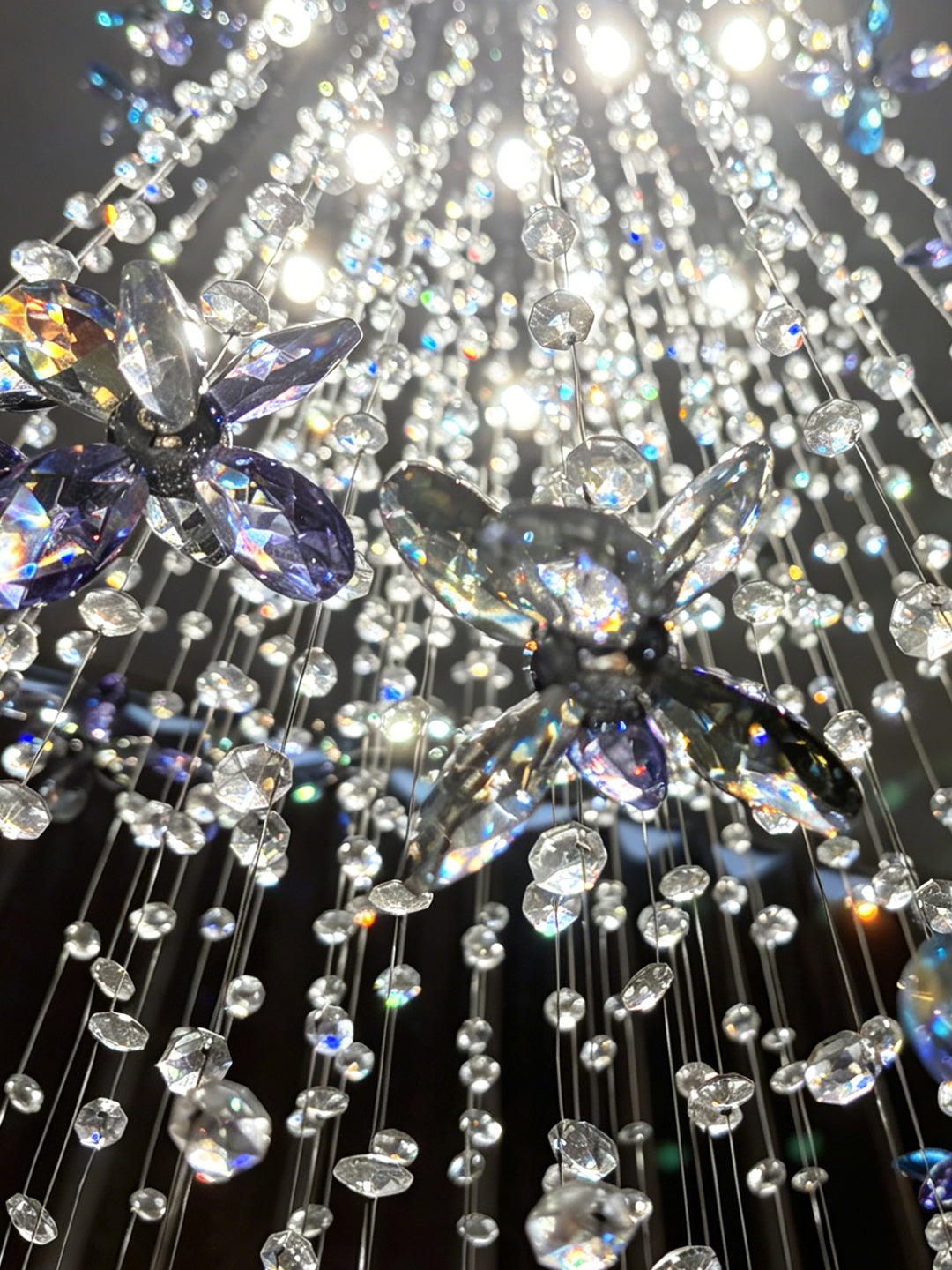 Spiral Crystal Staircase Chandelier