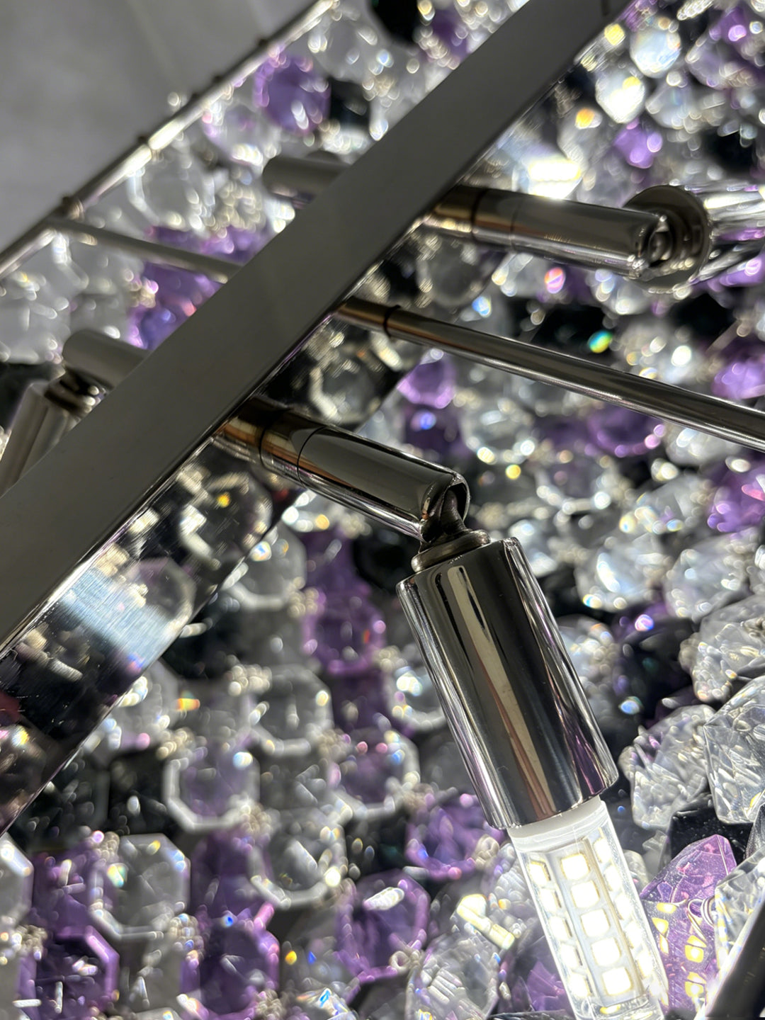 Linear Crystal Chandelier