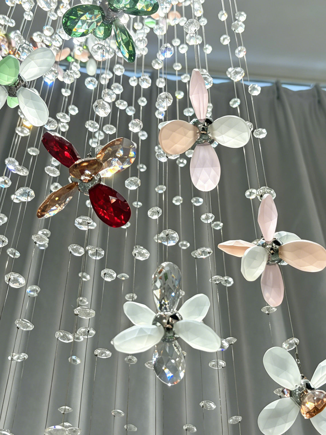 Spiral Crystal Staircase Chandelier