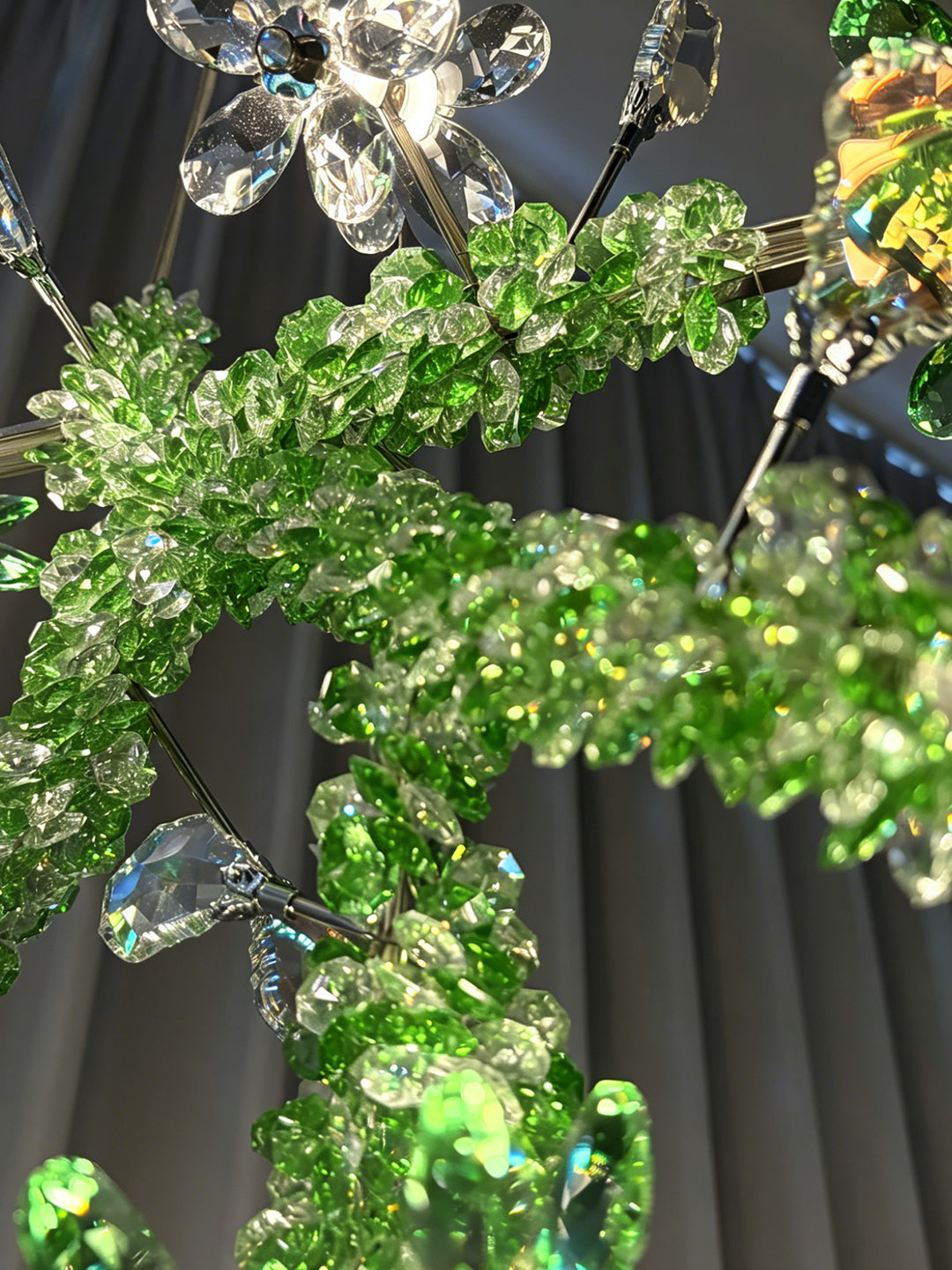 Vertical Tiered Tree Branch Pendant Light