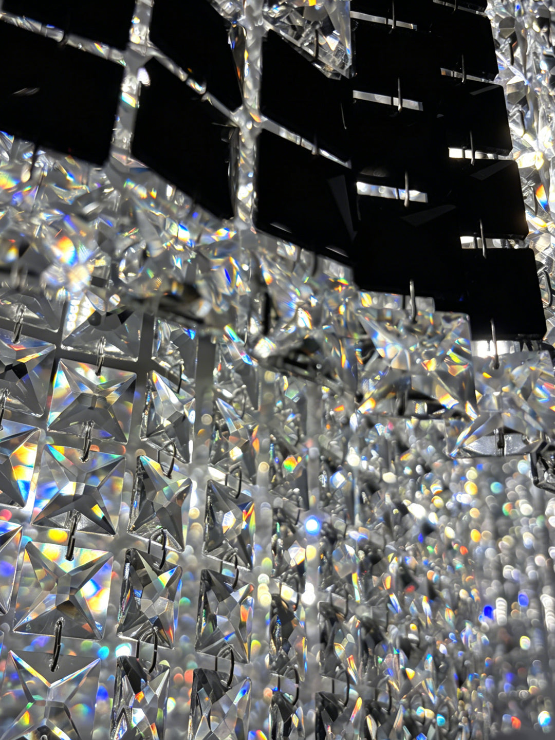 Pashari Double Tier Round Crystal Pendant Light