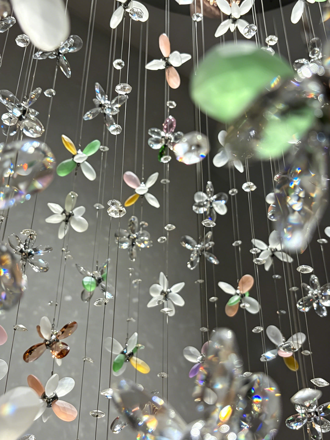 Multicolor Butterfly Crystal Chandelier