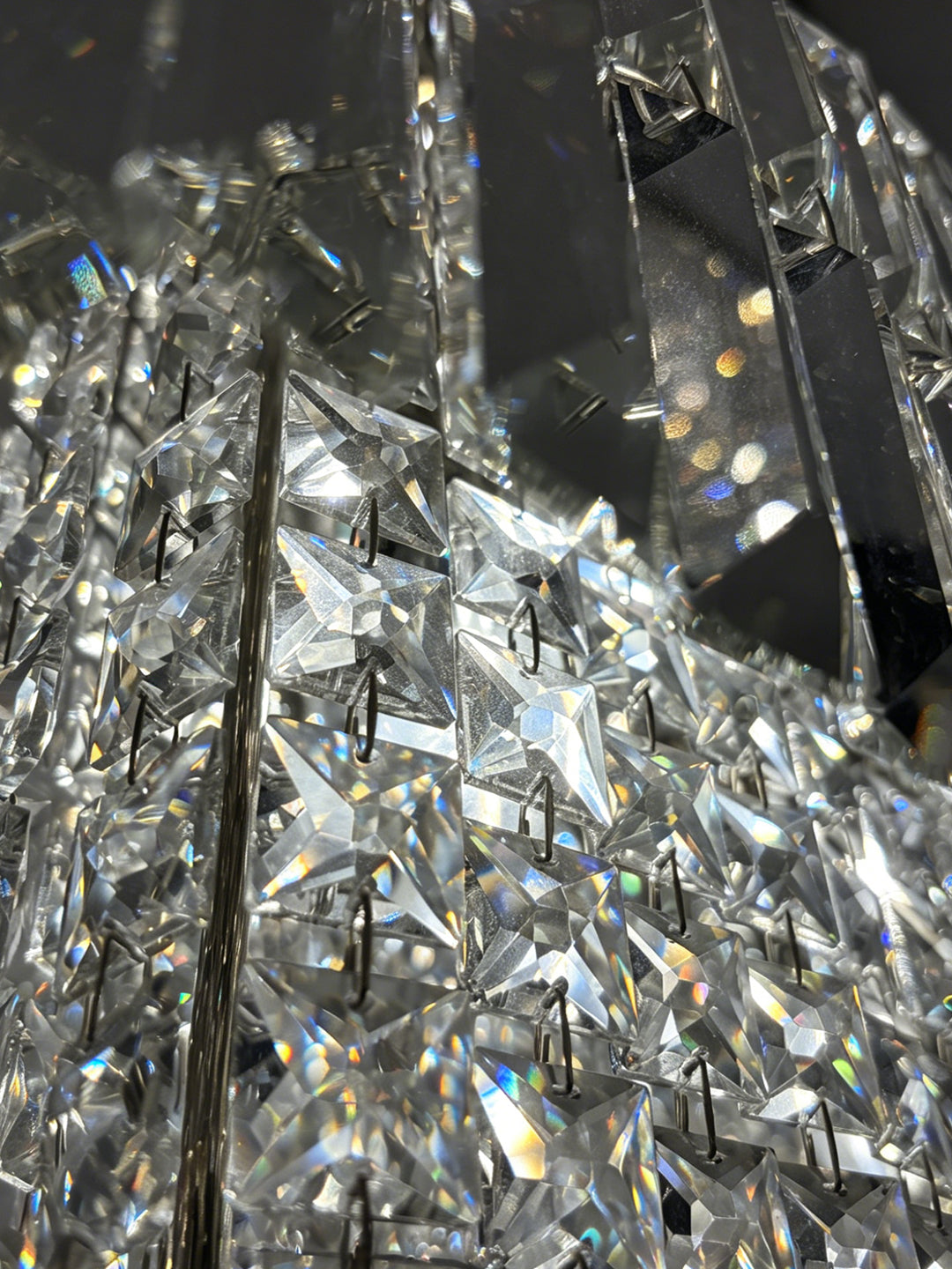Tiered Round Crystal Chandelier