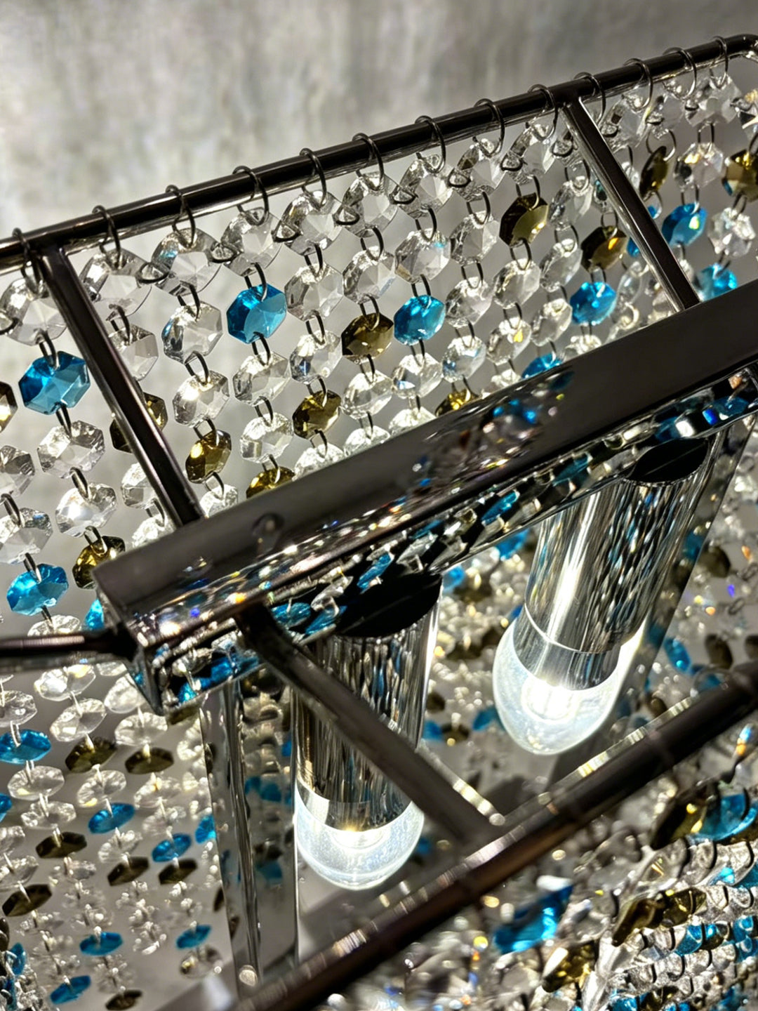 Crystal Waterfall Wall Sconce