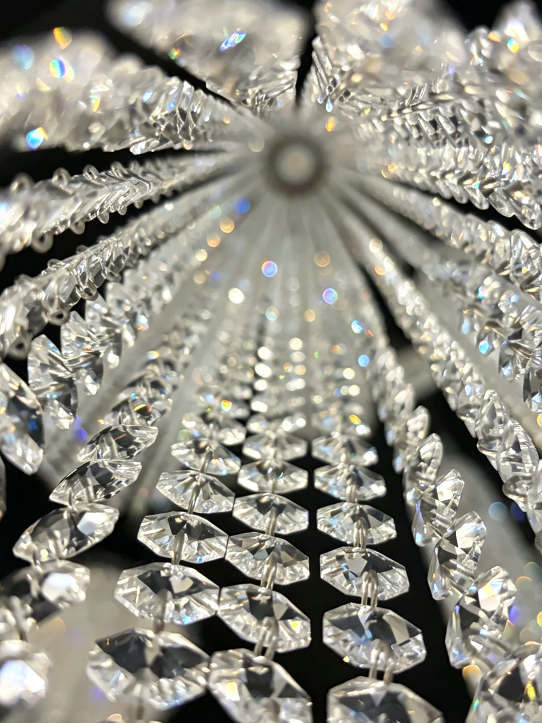 Modern Smoke Gray Glass Tube Chandelier