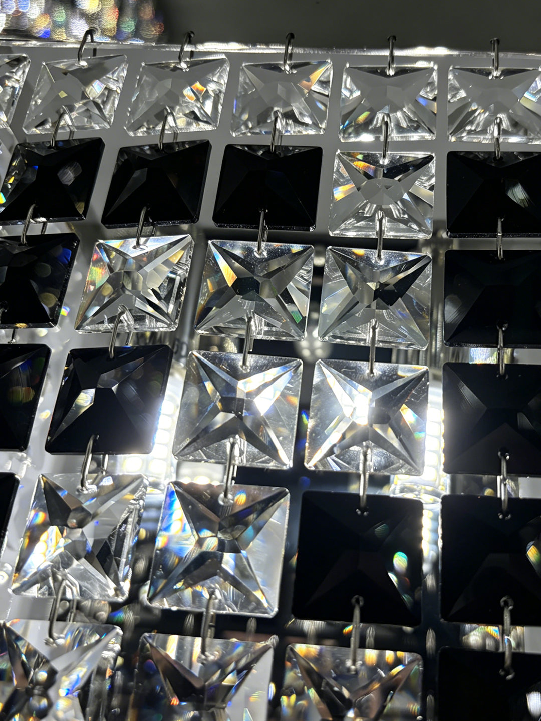 Vertical Crystal Wall Sconce